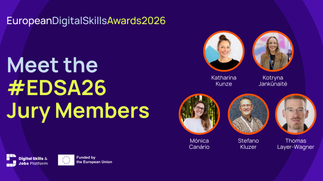 Meet the Jury of the European Digital Skills Awards 2026!