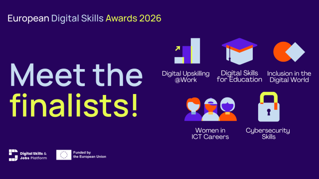 Let’s meet all the finalists of the European Digital Skills Awards 2026!
