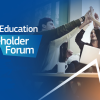Digital Education Stakeholder Forum, group of people high-fiving