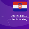 Visual for the Digital Skills Overview - Available funding in Croatia