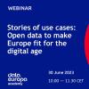 Stories of use cases: Open data to make Europe fit for the digital age