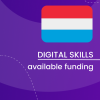 Visual for the Digital Skills Overview - Available funding in Luxembourg