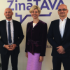 IZM's representatives in Latvia pose for a photo