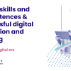 A banner with the logo of the European Council and the DSJP, with text. Text reads: Digital skills and competences and successful digital education and training: fit for the digital era