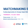 Digital LSP Matchmaking Event: Funding Opportunities for Strategic Digital Skills Development, 18 July 2024 15:00