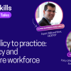 decorattive image Digital Skills Talks 11th episode "From policy to practice: AI literacy and the future workforce''