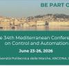 34th Mediterranean Conference on Control and Automation