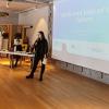 Ana Pejic, Project Manager at DIH Slovenia speaks at the Slovenian INTERACT Conference