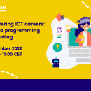 Visual for the webinar with title and infographics