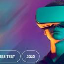 Child with virtual reality glasses