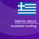 Visual for the Digital Skills Overview - Available funding in Greece
