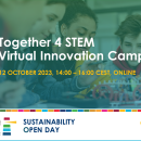 SUSTAINABILITY OPEN DAY - Together 4 STEM Virtual Innovation Camp