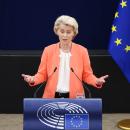 Ursula von der Leyen delivering her 2023 State of the European Union address