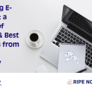 An image of a laptop with coffee and the logo of the Platform, with text. Text reads: Mastering E-Learning: a Decade of Insights & Best Practices from the RIPE NCC Academy