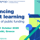 The picture is the poster of the event organised by CEDEFOP.