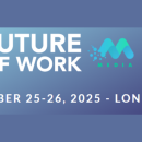 This is the logo of the event Future of Work.
