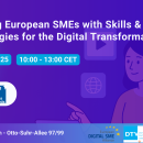 A poster image announcing the workshop on SMEs by Digital SME Alliance and Small Business Standards 