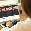 Photo of woman accessing the Generation Next website