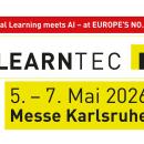 Announcement of the trade fair LEARNTEC, 5th to 7th May in Karlsruhe,  focusing on “Digital Learning meets AI”